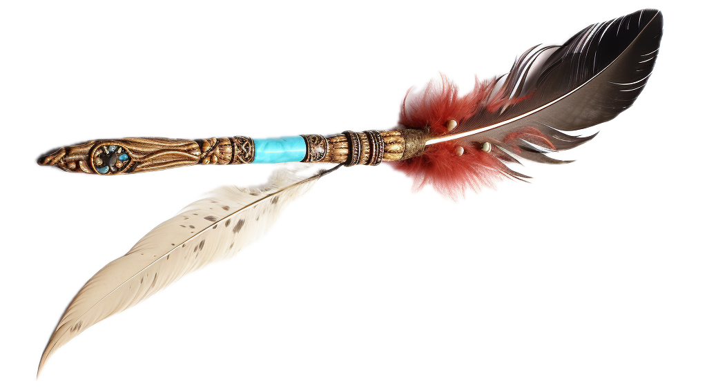 feather scepter